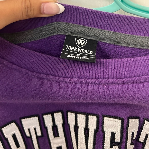 Purple NorthWestern Sweatshirt - Picture 2 of 2